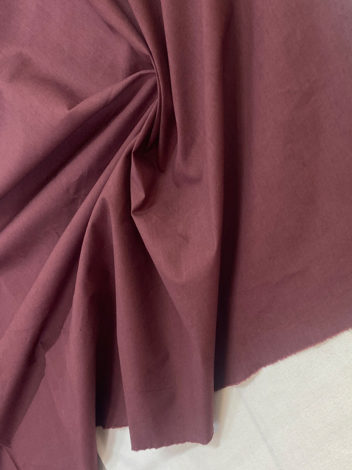 Poplin Kumaş Bordo