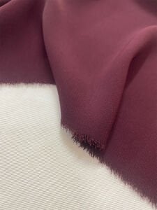 Bordo Krep Kumaş