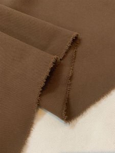 Kahverengi Kalın Krep Kumaş