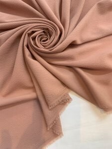 Kobe Krep Kumaş İnce Sütlü Kahve