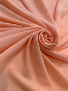İnce Krep Kumaş Somon Rengi