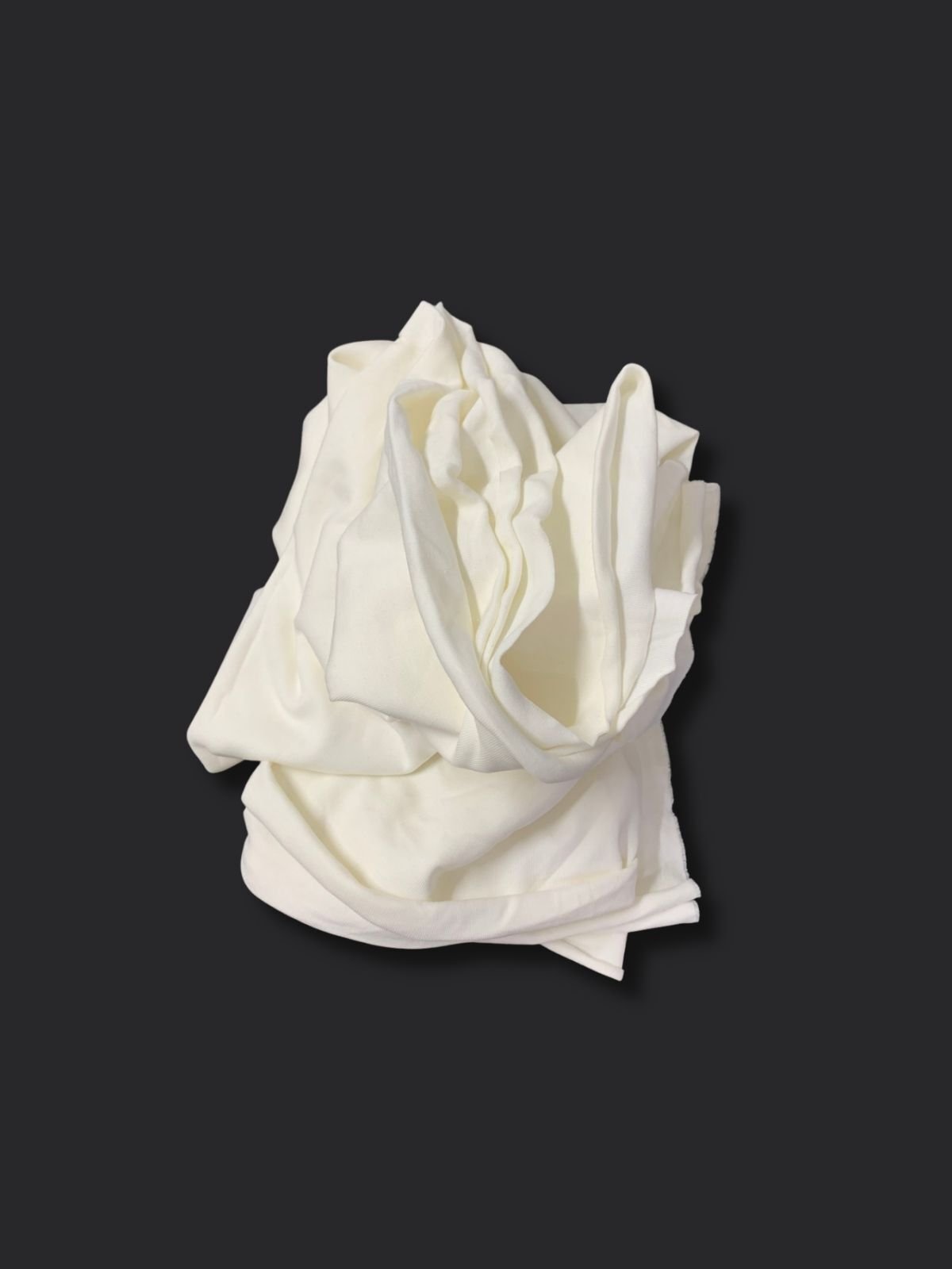 Ekru Esnek Bebe Ribanası Penye Kumaş, Parça 80x180 cm