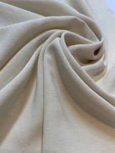 Krep Kumaş Ayrobin Efektli Dökümlü - Taş Rengi