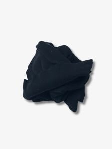 Siyah Dar Enli İnterlok Kumaş, Parça 135x80 cm