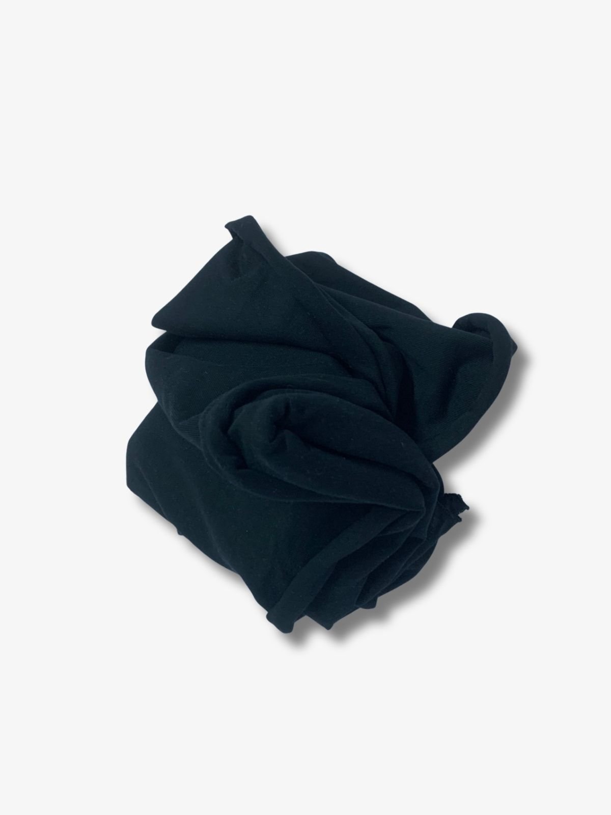 Siyah Tok Süprem Kumaş, Parça 80x180 cm