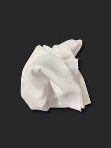 Kaşkorse (Ribana Fitilli) Kumaş, Parça 100x120 cm Ekru Rengi (HAFİF KİR VAR)