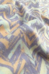 Zigzag Desenli Polar Kumaş