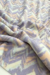 Zigzag Desenli Polar Kumaş