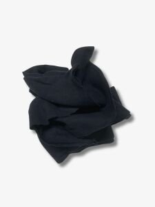 Siyah İnterlok Kumaş Dışı Şardonlu, Parça 100x80 cm