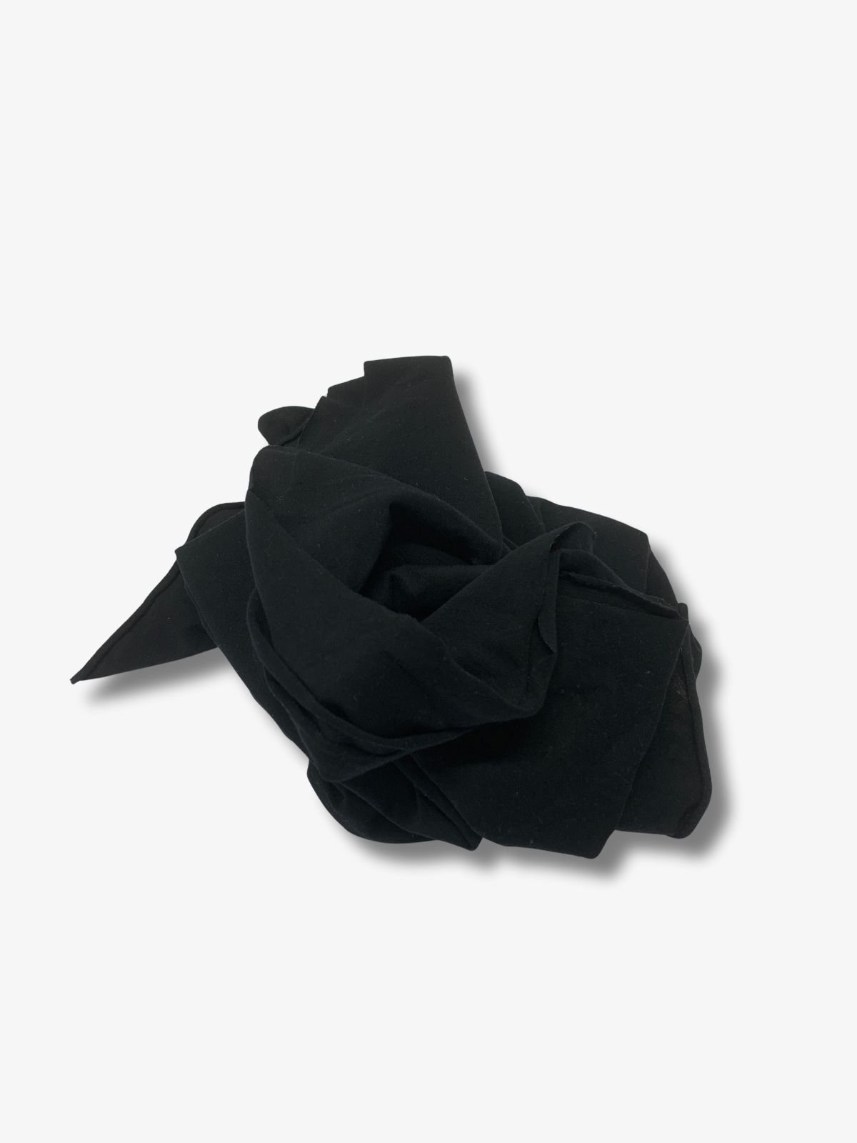 Likralı Süprem Kumaş, Parça 50x190 cm Siyah Renk