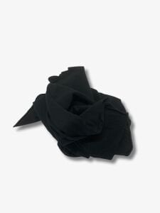 Likralı Süprem Kumaş, Parça 50x190 cm Siyah Renk