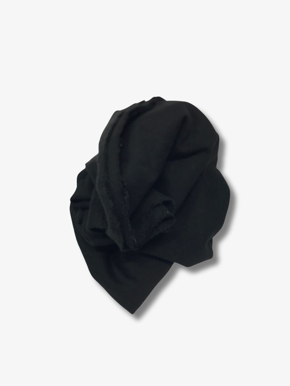 Şardonlu 3 İplik Kumaş, Parça 70x170 cm Siyah Renk