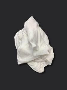 Pamuk Polyester Süprem Kumaş, Parça 55x120 cm Ekru Renk