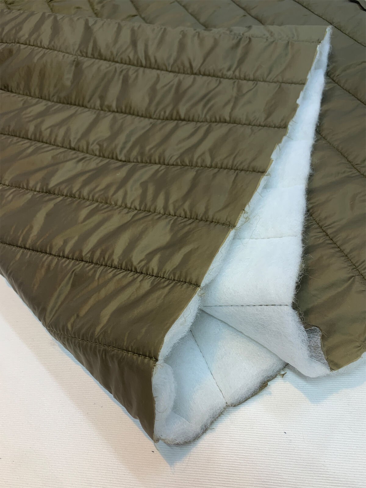 Kapitone Kumaş Elyaflı - Haki Rengi