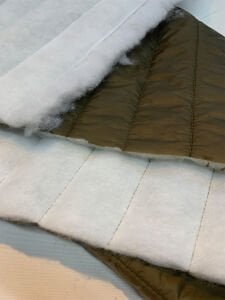 Kapitone Kumaş Elyaflı - Haki Rengi