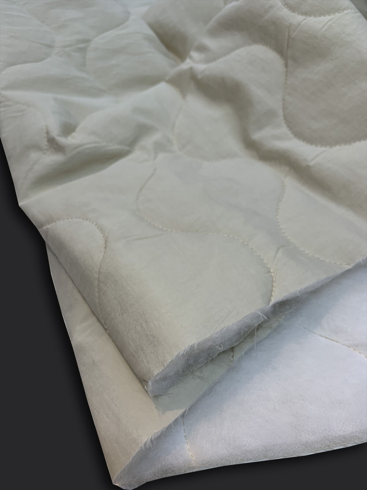 Kapitone Kumaş Elyaflı - Krem Rengi