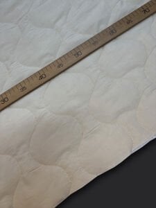 Kapitone Kumaş Elyaflı - Krem Rengi