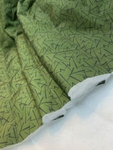 Kapitone Kumaş Elyaflı - Yeşil Desenli