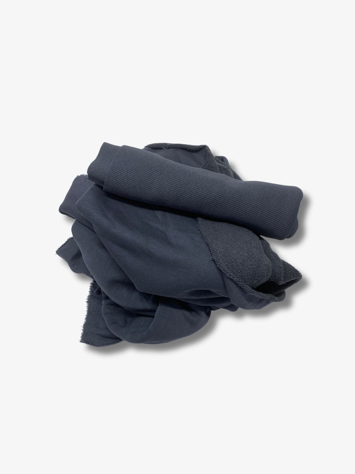 Ribanalı 3 İplik Kumaş, Parça 110x190 cm, Füme Rengi