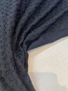 Fisto Kumaş Pamuk Siyah