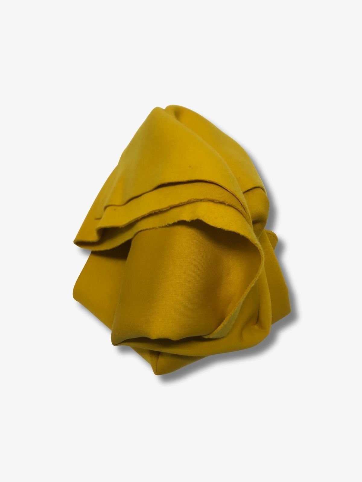 Şardonlu 3 İplik Kumaş, Parça 100x180 cm Sarı Renk