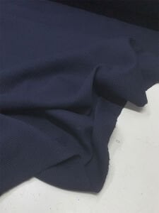 İnce Kaşkorse Kalın Oluklu Esnek Kumaş Seti, Boyu 18 metre 1 top Lacivert