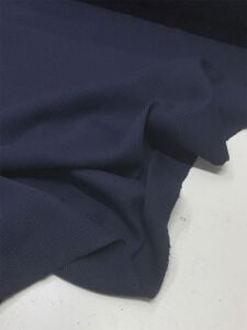 İnce Kaşkorse Kalın Oluklu Esnek Kumaş Seti, Boyu 16 metre 1 top Lacivert