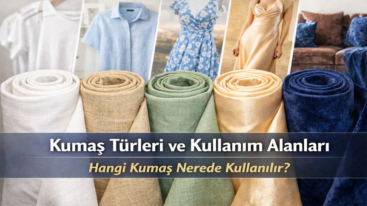 Kumaş Türleri ve Kullanım Alanları: Hangi Kumaş Nerede Kullanılır?