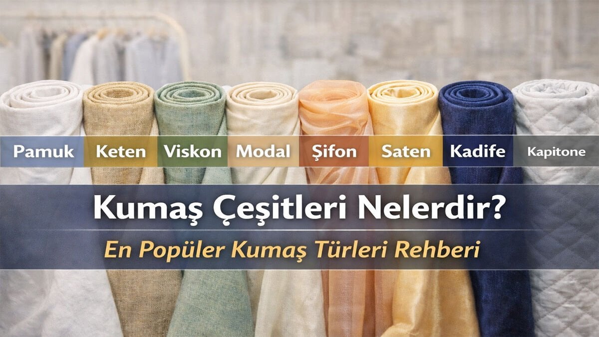 Kumaş Çeşitleri Nelerdir? En Popüler Kumaş Türleri Rehberi