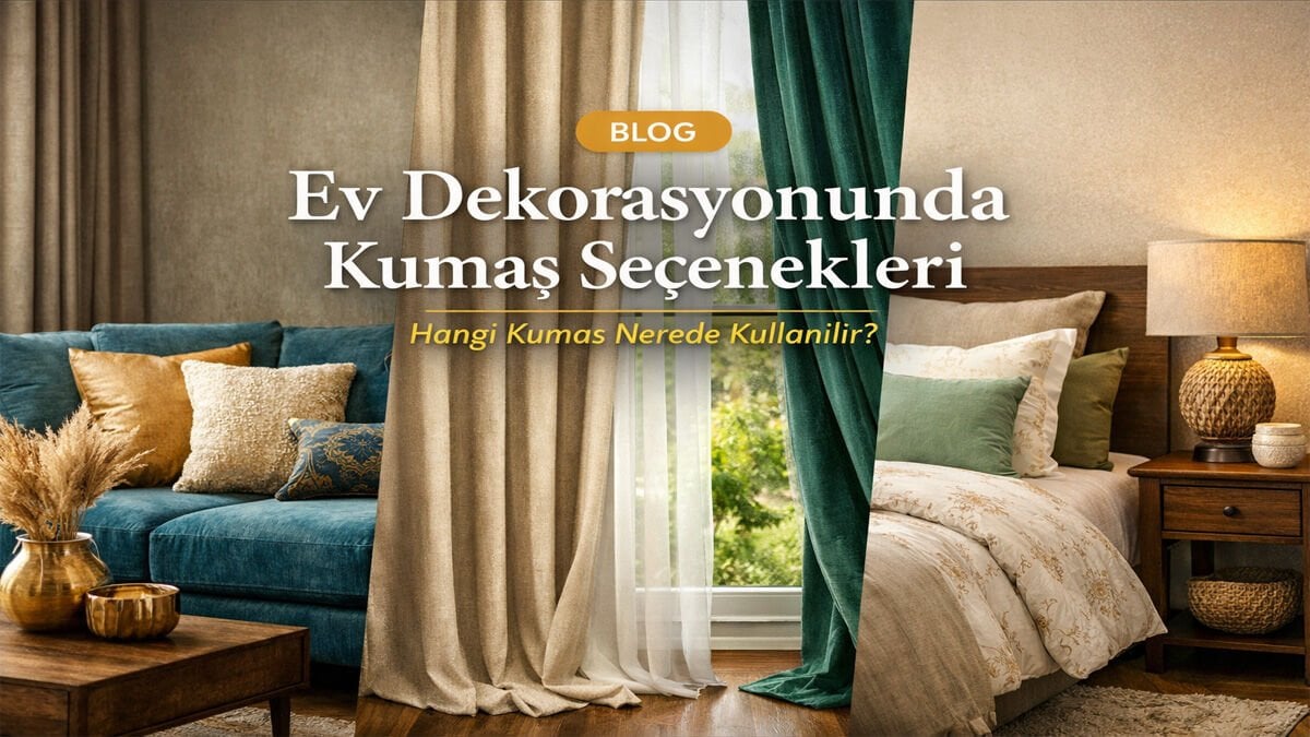 Ev Tekstili İçin En Uygun Kumaşlar Nelerdir?