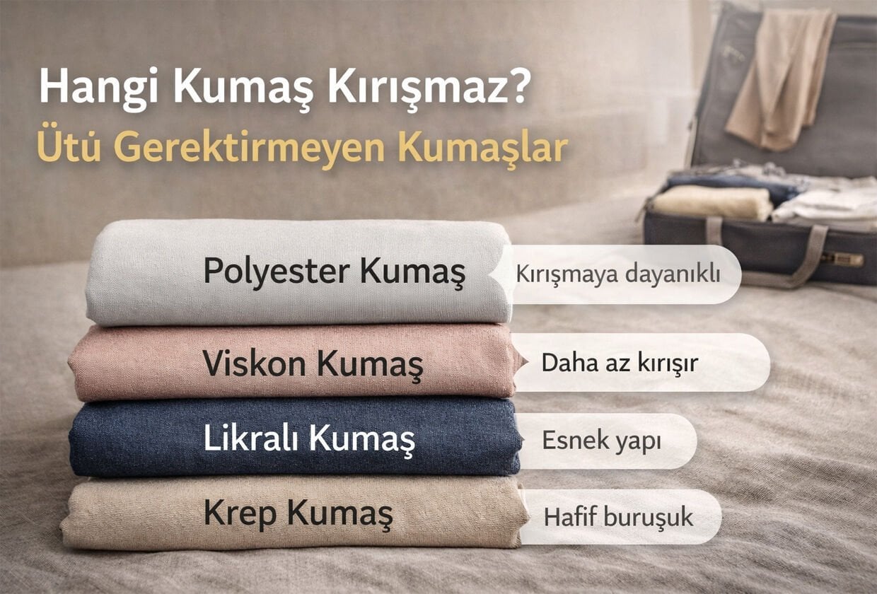 Hangi Kumaş Kırışmaz? Ütü Gerektirmeyen Kumaşlar