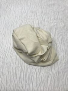 İnce Kaşkorse Kumaş Krem - Parça 100x100 cm