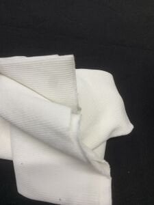 Ribana Fitilli Kumaş, Parça 50x100 cm - Ekru