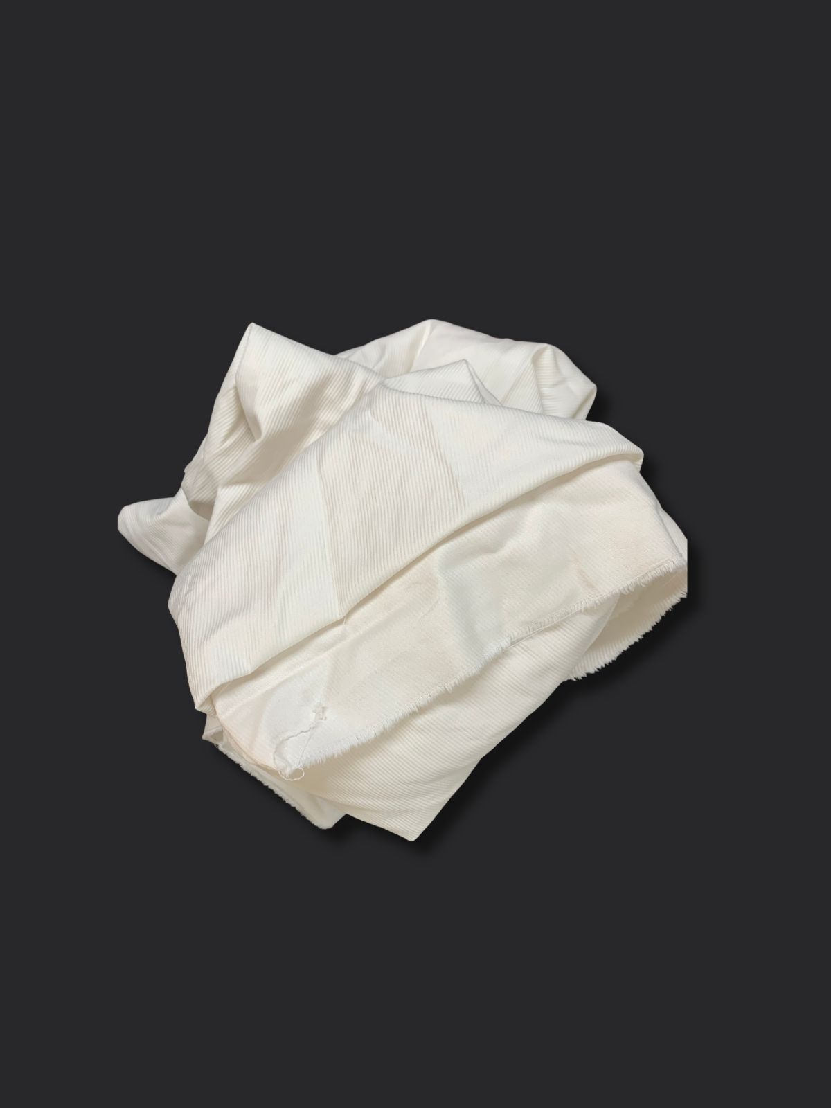 Pantolonluk Esnek Keten Kumaş Parça, 400x140 cm Beyaz