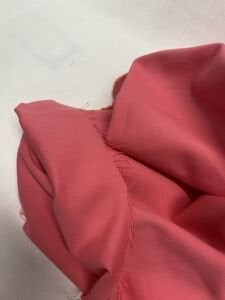 Gabardin Kumaş, Parça 65x120 cm Mercan Rengi