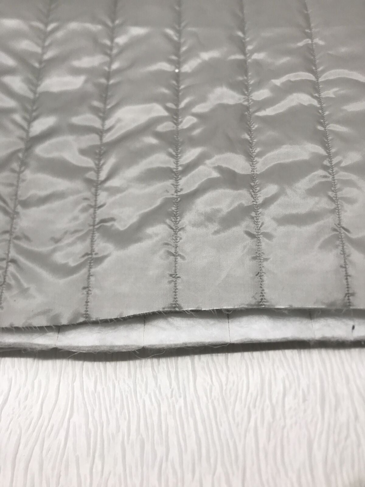 Kapitone Kumaş Tek Taraflı, Parça 180x140 cm - Gri