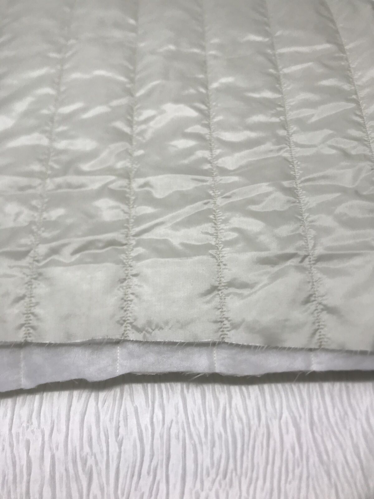 Kapitone Kumaş Tek Taraflı, Parça 205x150 cm - Krem Rengi