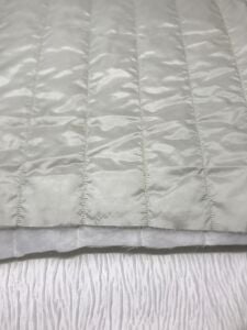 Kapitone Kumaş Tek Taraflı, Parça 205x150 cm - Krem Rengi