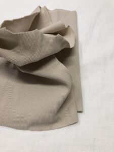 Ribana Fitilli Kumaş, Parça 25x120 cm - Sütlü Kahve