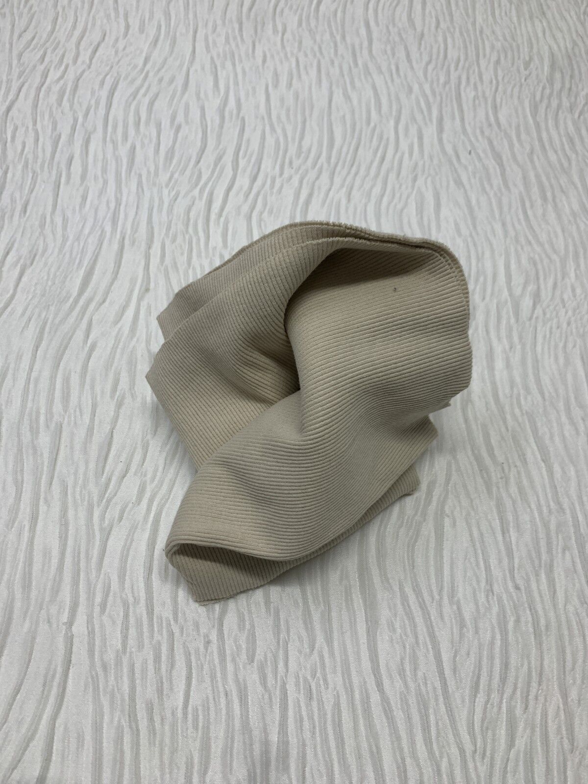 Ribana Fitilli Kumaş, Parça 20x120 cm - Krem