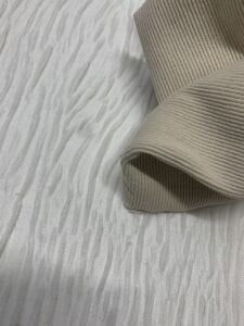 Ribana Fitilli Kumaş, Parça 20x120 cm - Krem