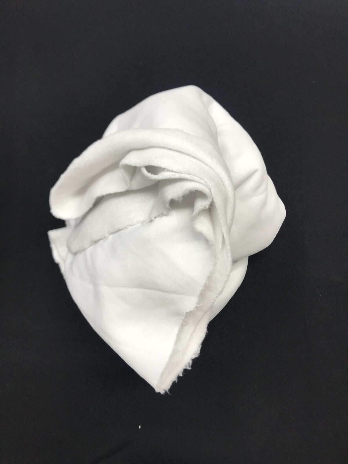 Şardonlu 3 İplik Kumaş, Parça 100x180 cm - Beyaz