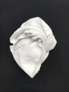 Şardonlu 3 İplik Kumaş, Parça 100x180 cm - Beyaz