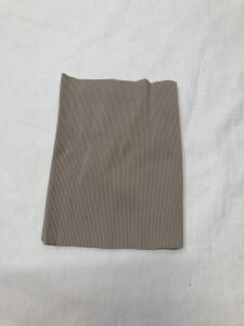 Ribana Fitilli Kumaş, Parça 20x120 cm - Sütlü Kahve