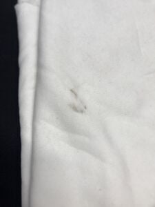 Şardonlu 3 İplik Kumaş, Parça 110x130 cm - Ekru (HAFİF KİR VAR)