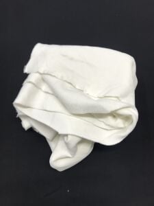 Şardonlu 3 İplik Kumaş, Parça 110x130 cm - Ekru (HAFİF KİR VAR)