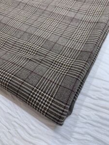 Dış Giyimlik Klasik Ekose Kumaş, Parça 110x140 cm (KÜÇÜK LEKE VAR)
