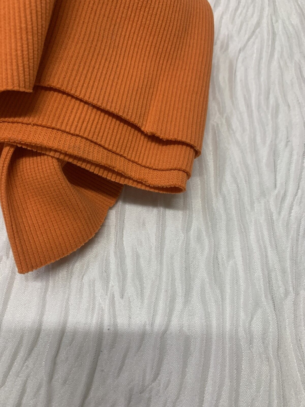 Ribana Fitilli Kumaş, Parça 25x120 cm - Turuncu