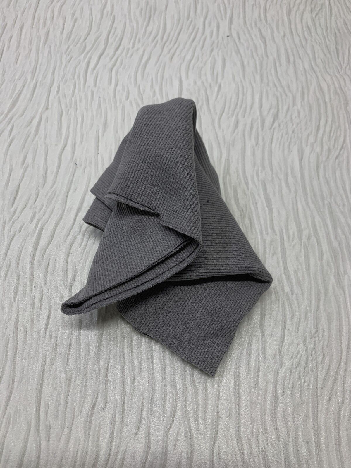 Ribana Fitilli Kumaş, Parça 30x120 cm - Gri