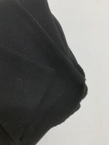 Siyah Kaşkorse (Ribana) Kumaş, Parça 45x140 cm
